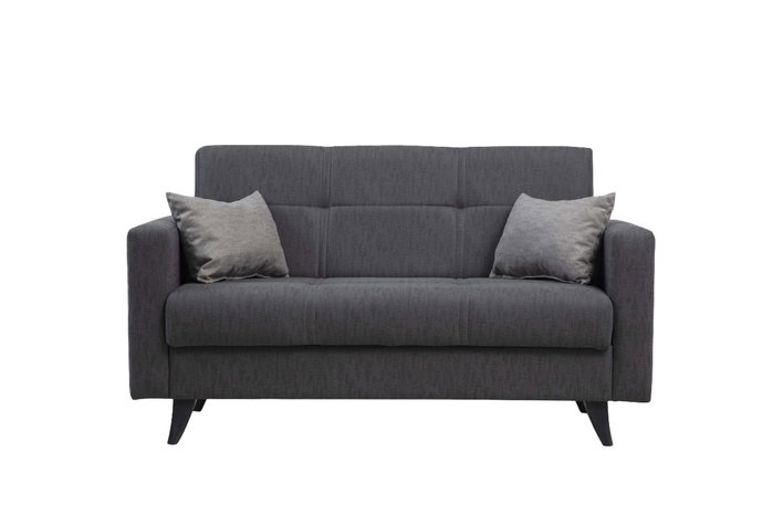 Atelier Del Sofa Polya - Sofá cama de 2 plazas Gris oscuro Atelier Del Sofa Polya - Sofá cama de 2 plazas Gris oscuro